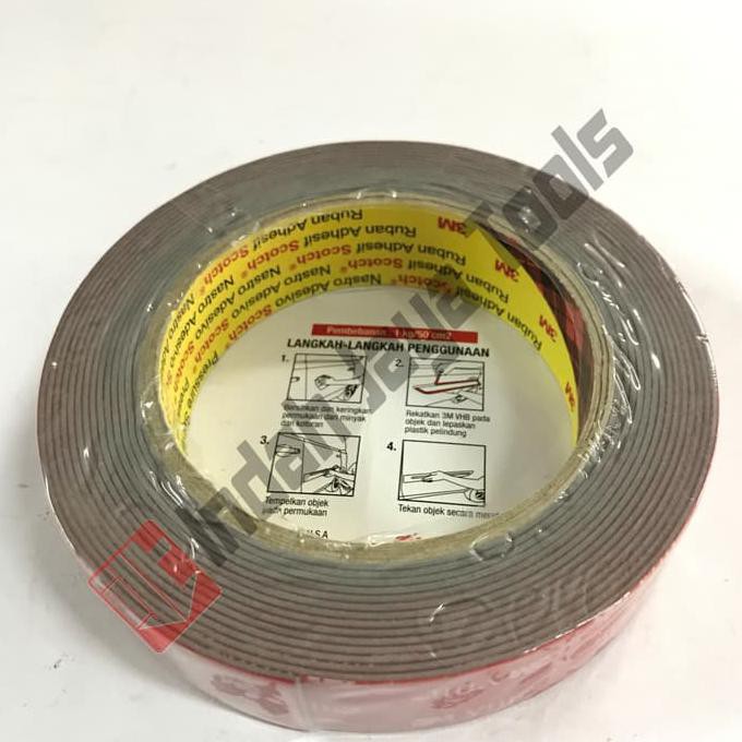 

Diskon Double Tape Vhb 3M Original 24Mm X 4.5M Busa Perekat Kualitas Baik