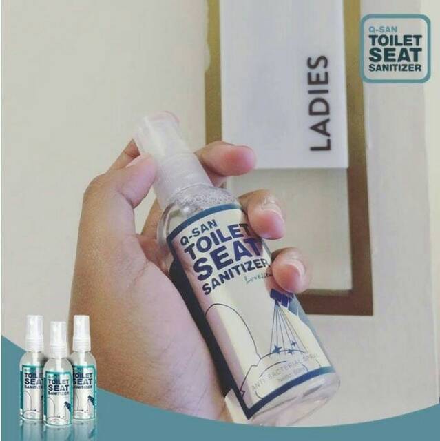 Qsan Sanitizer Spray 60ml antiseptik Multipurpose sanitizer / Penyemprot Steril Toilet Umum saat travel / toilet seat sanitizer