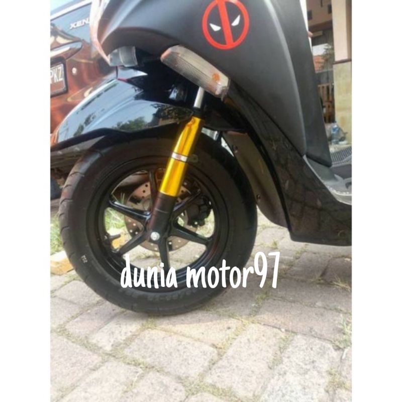 cover shock yamaha freego, pengaman shock depan freego