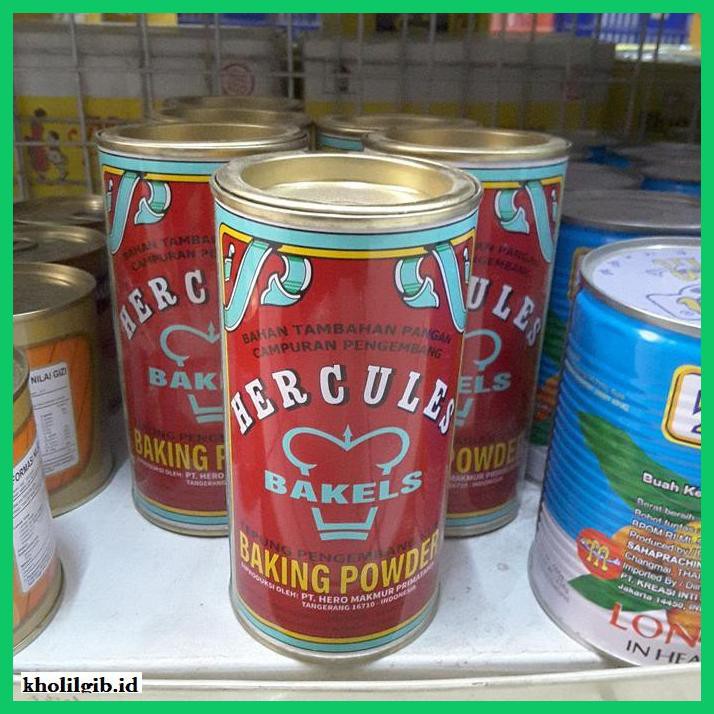 

Redwop-Gnikab- Baking Powder Hercules 450Gr, Gratis Mrjelly -Hallall.