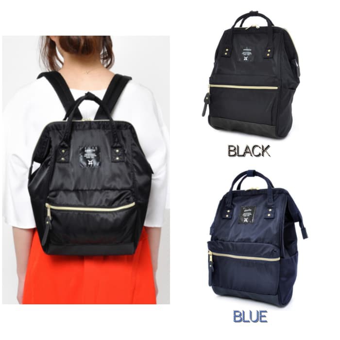 Anello Nylon Square Rucksack &#40-ORIGINAL&#41- -Size L/TAS RANSEL PRIA/WANITA