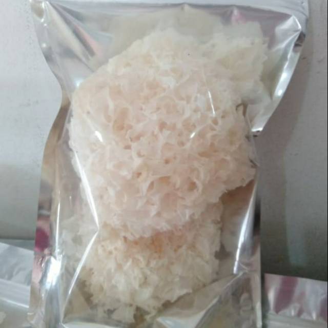 

jamur putih salju premium / dried snow white fungus / bai mu er