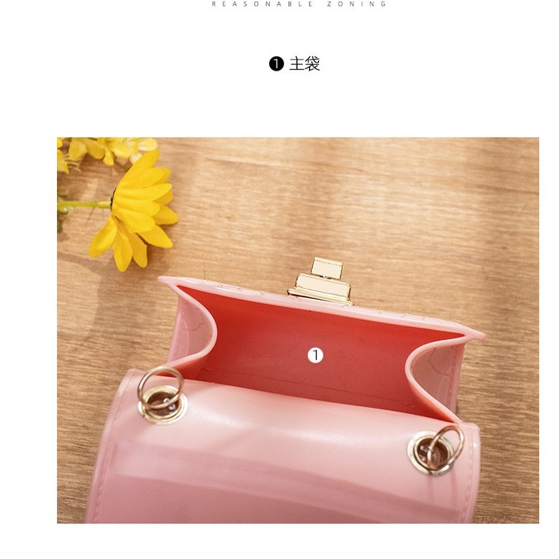 TAS TAS JELLY MUTIARA TAS PVC MUTIARA MINI KLY