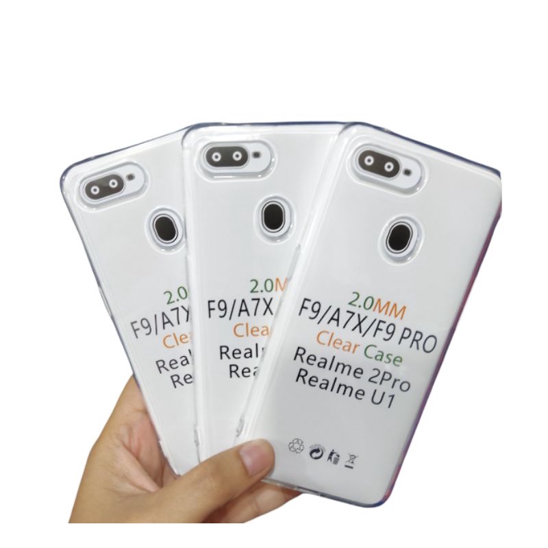 Soft Case Terbaru Transparan HD OPPO F9 / F9 Pro / OPPO A7 / A5s / OPPO A12