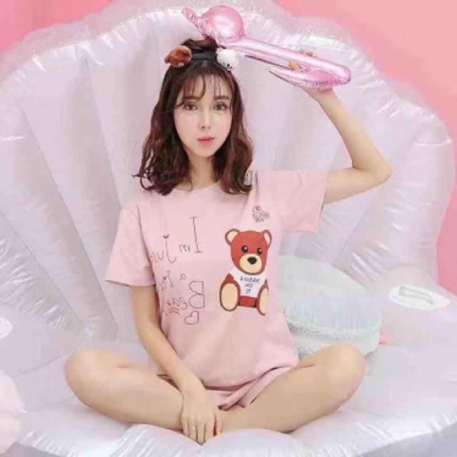 baju tidur celana pendek 8 motif premium import murah/ piyama tidur lucu/ pajamas katun cp