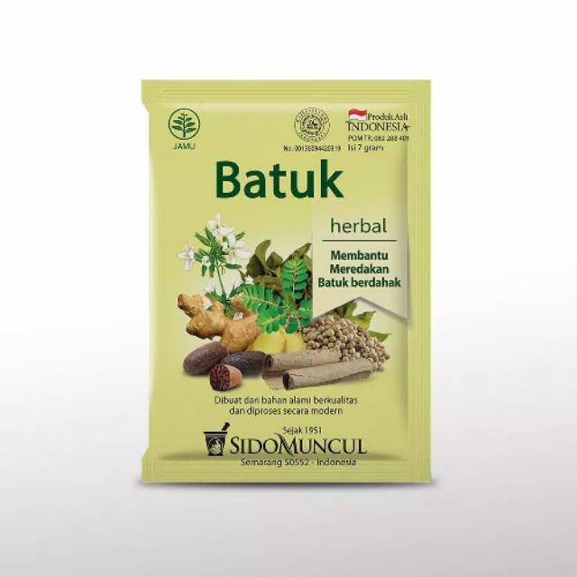 

Jamu obat batuk 10 sachet
