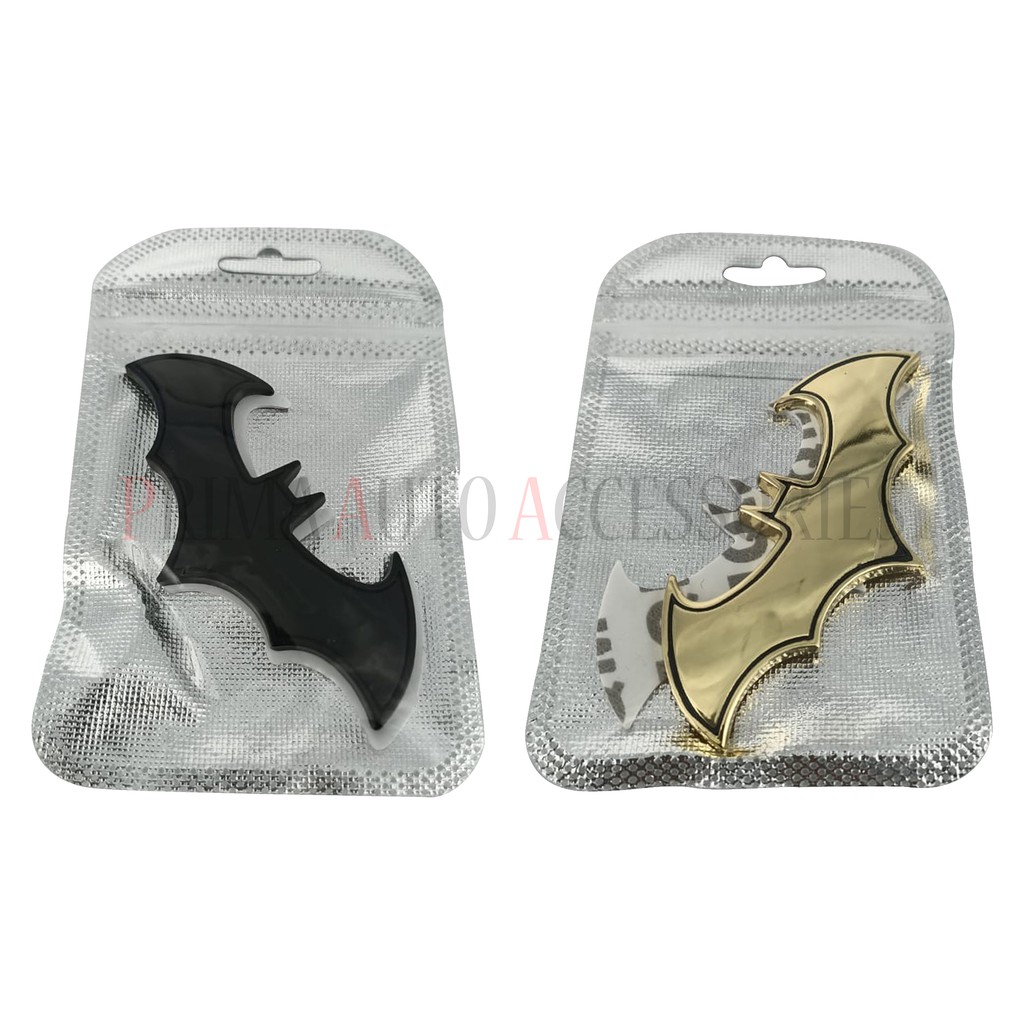 3D Batman Emblem Full Metal Sticker SuperHero Stiker Car Logo Besar