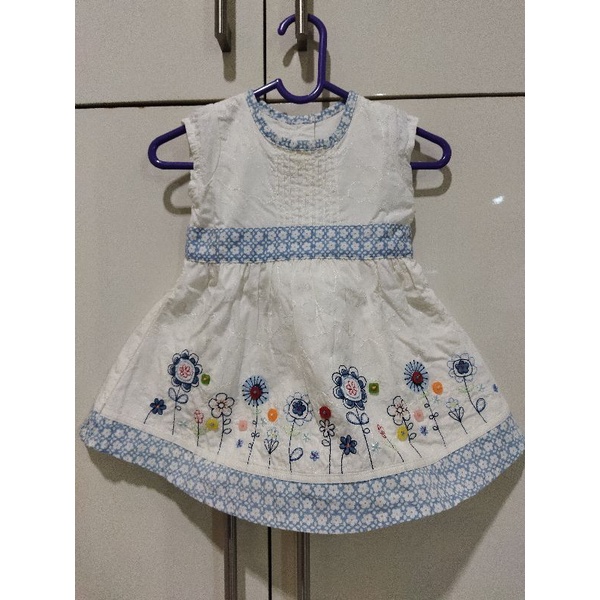 Mothercare dress baby new born preloved