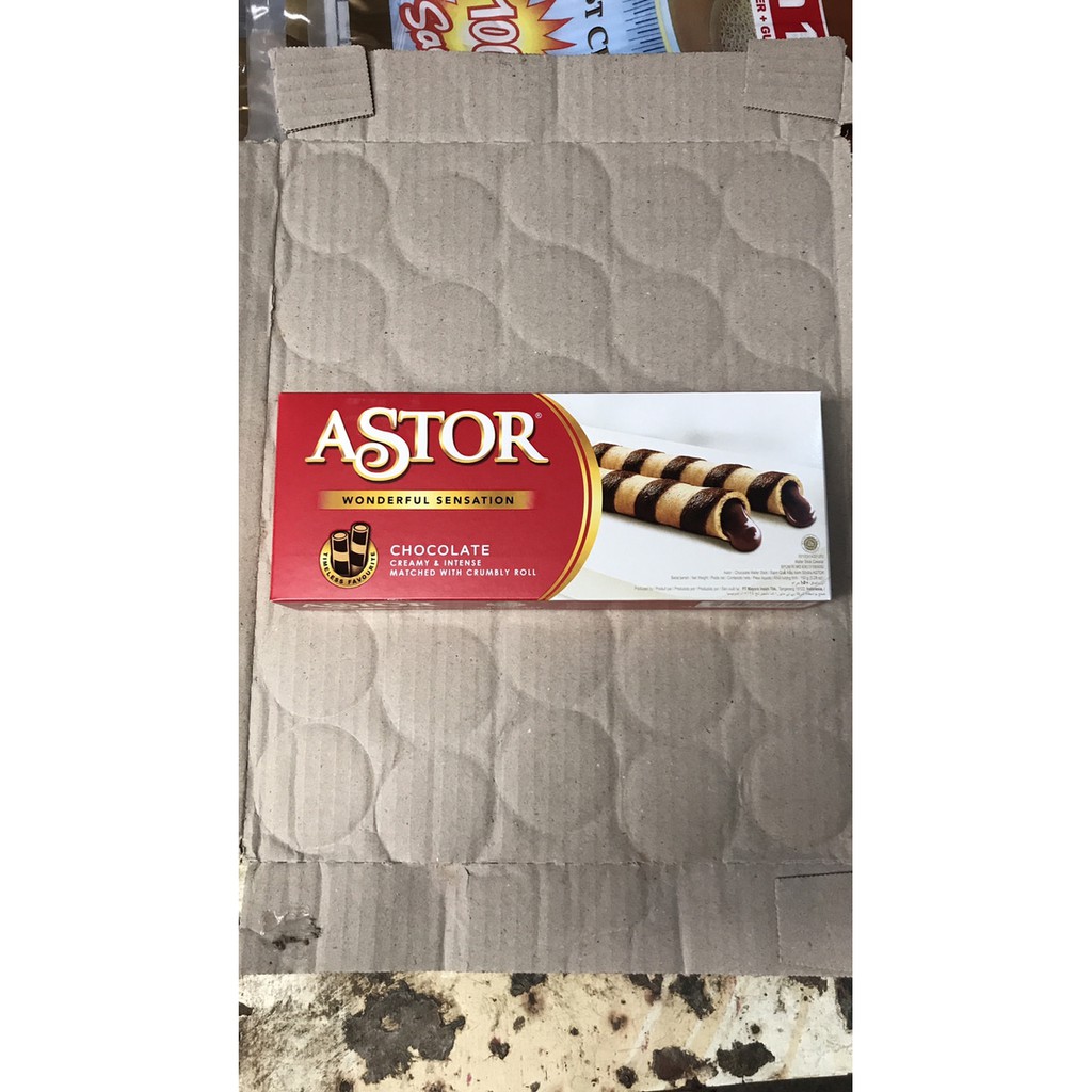 

ASTOR WAFER STICK CHOCOLATE 150G 150GR 150 G GR COKLAT MAYORA BESAR