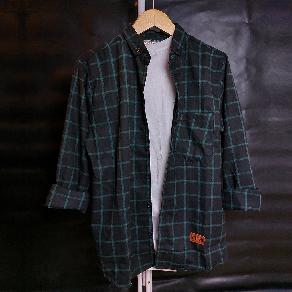 Kemeja Flanel Distro Panjang Pria Wanita Unisex Import Hem Kotak Kasual Distro Flannel Premium