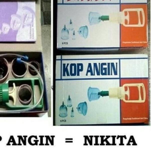 ➵ NIKITA - ALAT KOP ANGIN MURAH MERIAH ❂