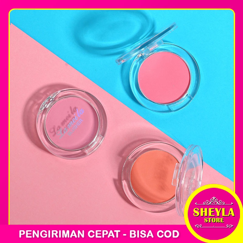 Lameila Blush On Palette Matte Anti Air dan Tahan Lama / Perona Pipi Lameila / Blush On Korea Waterproof / TS-20