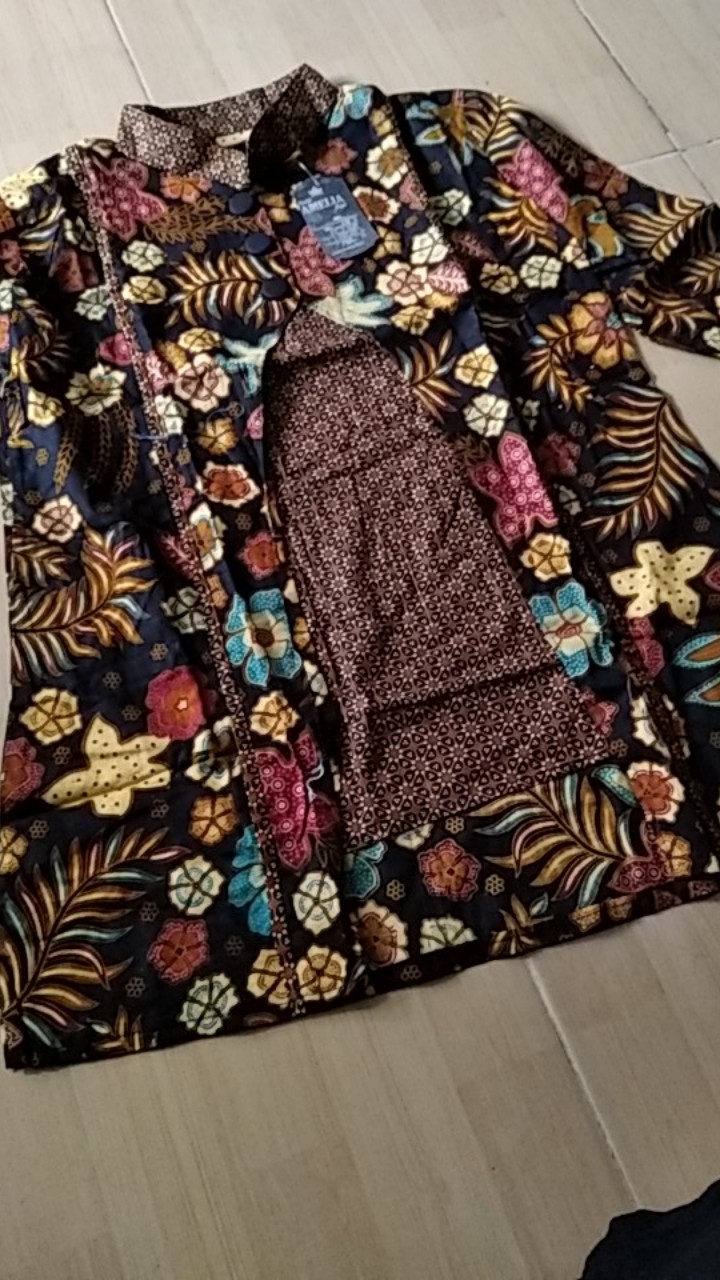 Blus Sogan Davina Atasan Baju Batik Wanita Kekinian