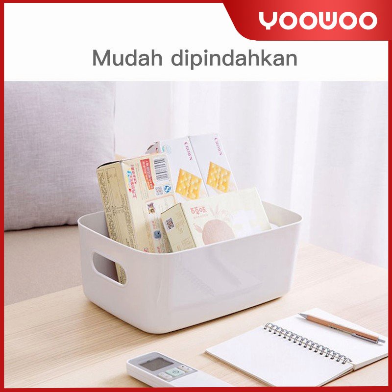 Storage box organizer / kotak penyimpanan serbaguna / kotak skincare / keranjang makanan