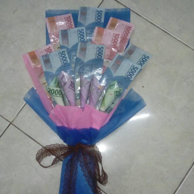 Buket uang kertas