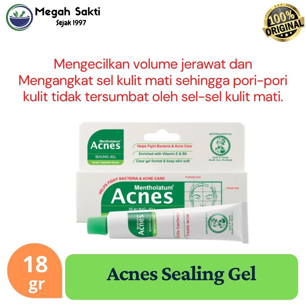 Jual Mgs Acnes Sealing Jell Gel Anti Jerawat Gr Shopee Indonesia