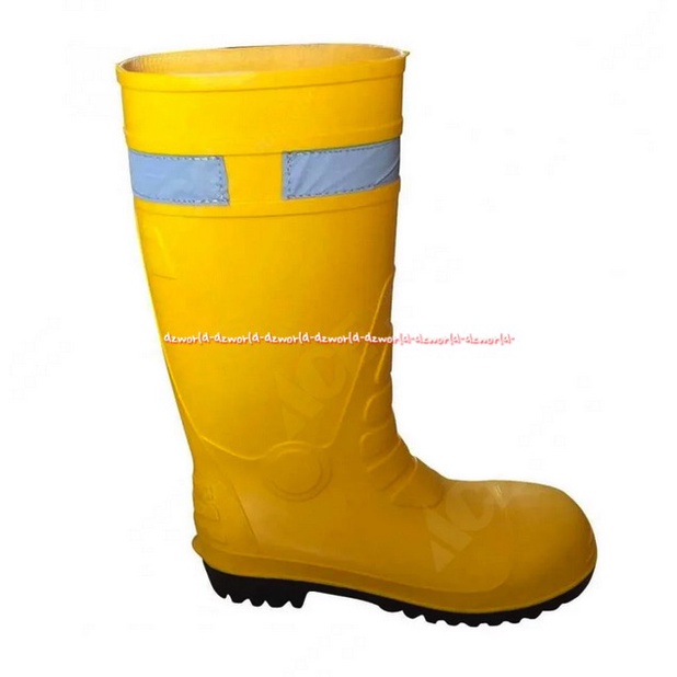 Krisbow Safety Boots Shoes Sepatu Bot Proyek Sepatu Hujan Kuning Yellow Boot But Booth