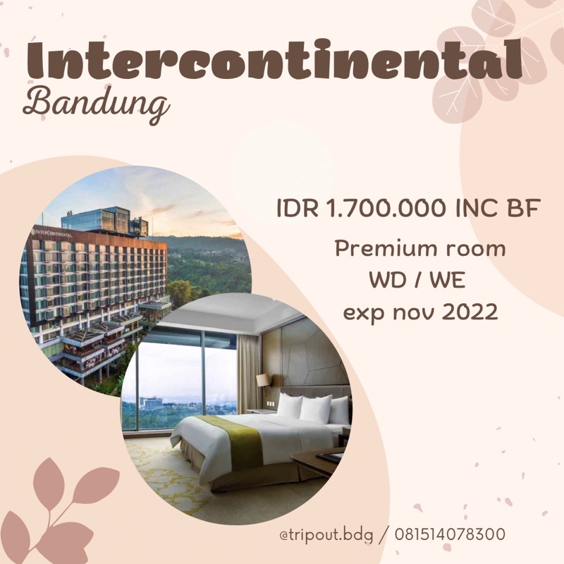 voucher hotel intercontinental bandung