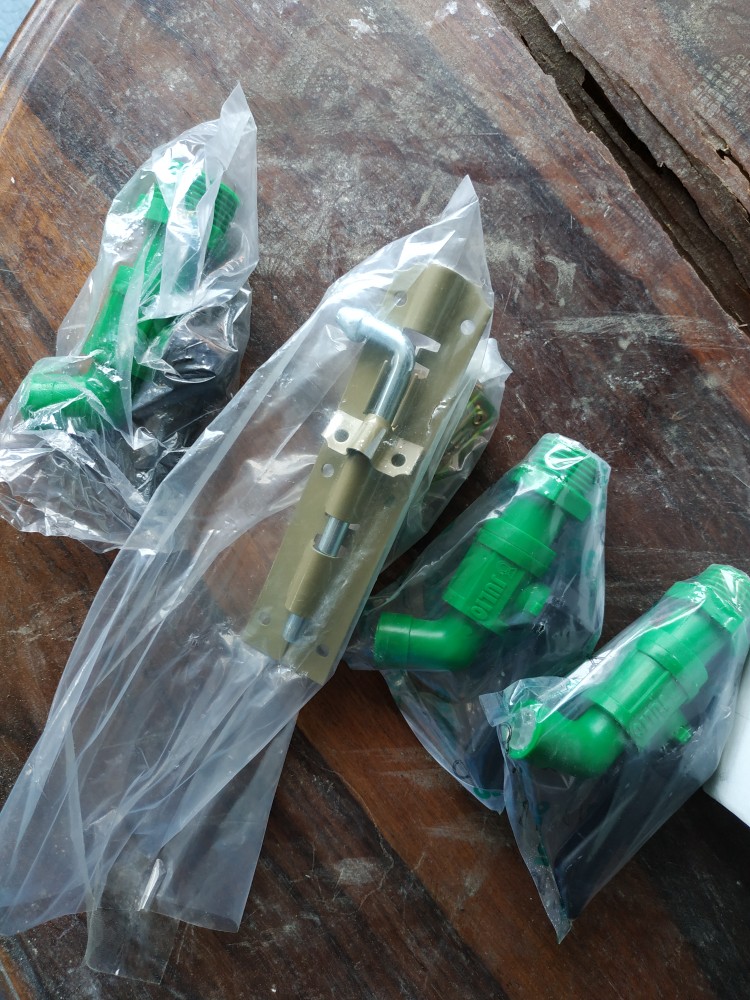 Grendel Slot Pintu Gudang Bulat Panjang Tebal Cat Uk. 5 Ats