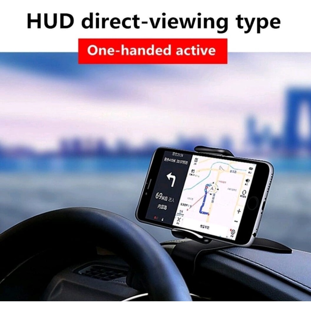 Penjepit Handphone Otomatis Dashboard Di Mobil Dashboard Stand Handphone original-Car Phone Holder Mobil Jepit 360 Drajat-Penyangga Handphone Stand Car Mount-Dudukan Hp-Holder Universal All Smartphone Android Ios Tatakan GPS Car 360°