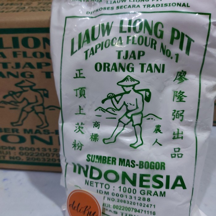 

PROMO [COD] Liauw liong pit 1kg tepung sagu tani tapioka no 1 tjap orang tani 1kg