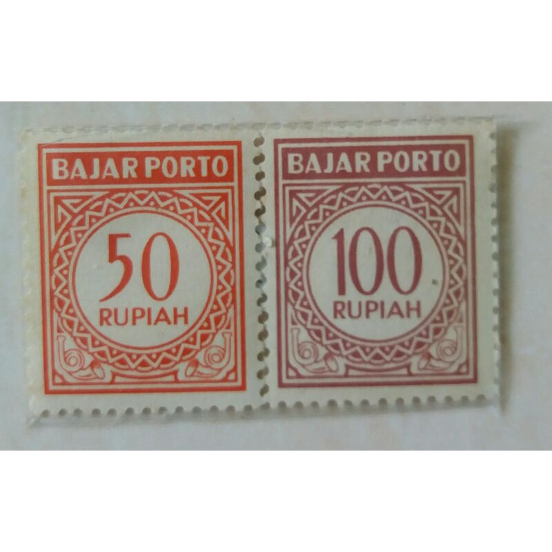 

Perangko Porto '65 Set Lengkap 2pcs Mint