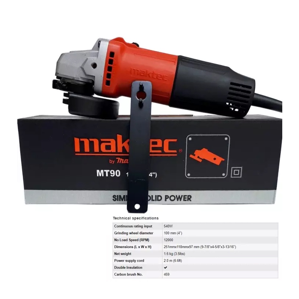 MAKTEC MESIN GERINDA TANGAN MT 90 ORIGINAL