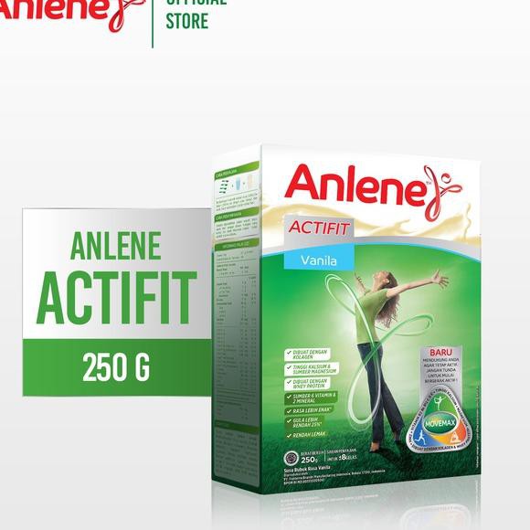 

[KODE BARU 89] Anlene Actifit Vanila - Susu Bubuk 250 gr TERMURAH!!!