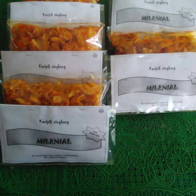 

Keripik singkong milenial