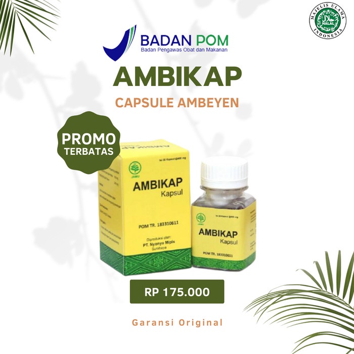 

AMBIKAP HERBAL - OBAT WASIR AMBEIEN PROSTAT AMBEXA ASLI 100% ORIGINAL