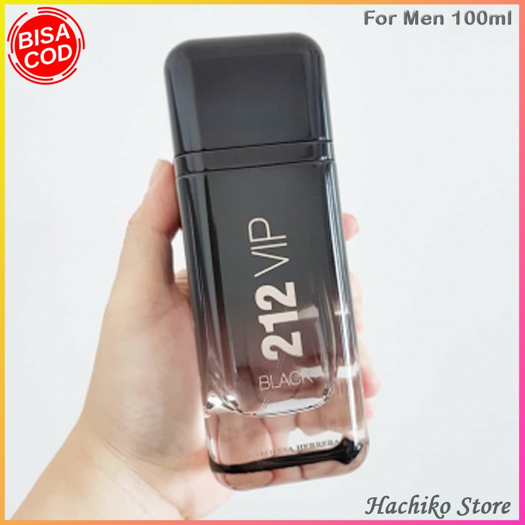 Parfum 212 VIP Black For Men 100ml EDT Original No Box