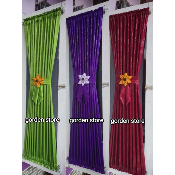 gorden ikat kupu2 jendela minimalis polos gorden pita gorden spiral gorden terbaru untuk jendela