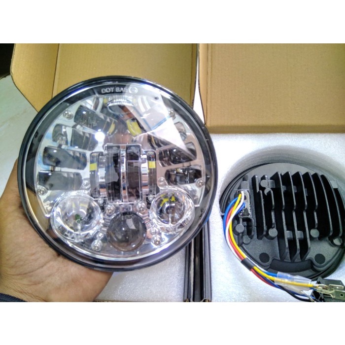 LAMPU DAYMAKER 5,75 INCH FUNGSI SEIN LAMPU SENJA PUTIH 16 LED