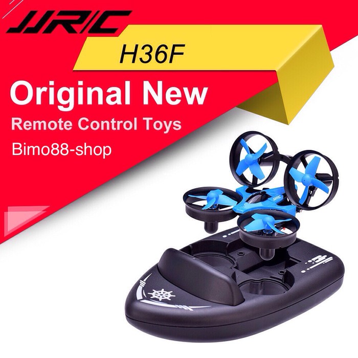 Drone promo JJRC H36F Terzetto vehicle, drone, boat 3in1 Diskon