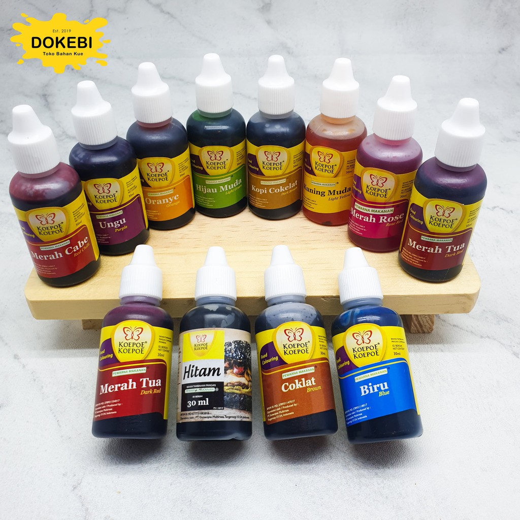 

Pewarna Makanan 30ml || koepoe koepoe || Kupu kupu