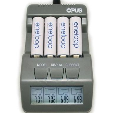 Opus BT-C700 Intelligent 4 Channels LCD Charger for NiCd NiMH