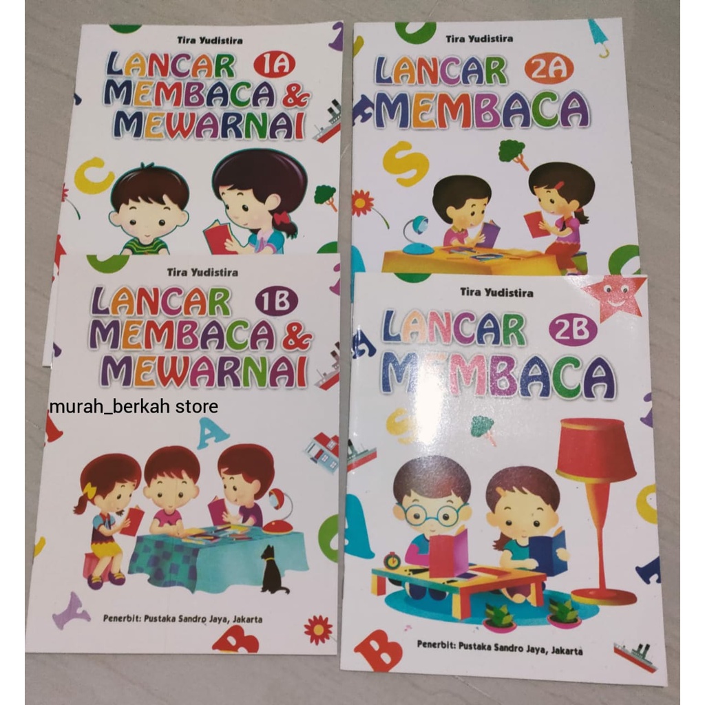 Jual BUKU MEWARNAI & LANCAR Membaca 1A/1B/2A/2B Murah (/1BUKU) | Shopee ...