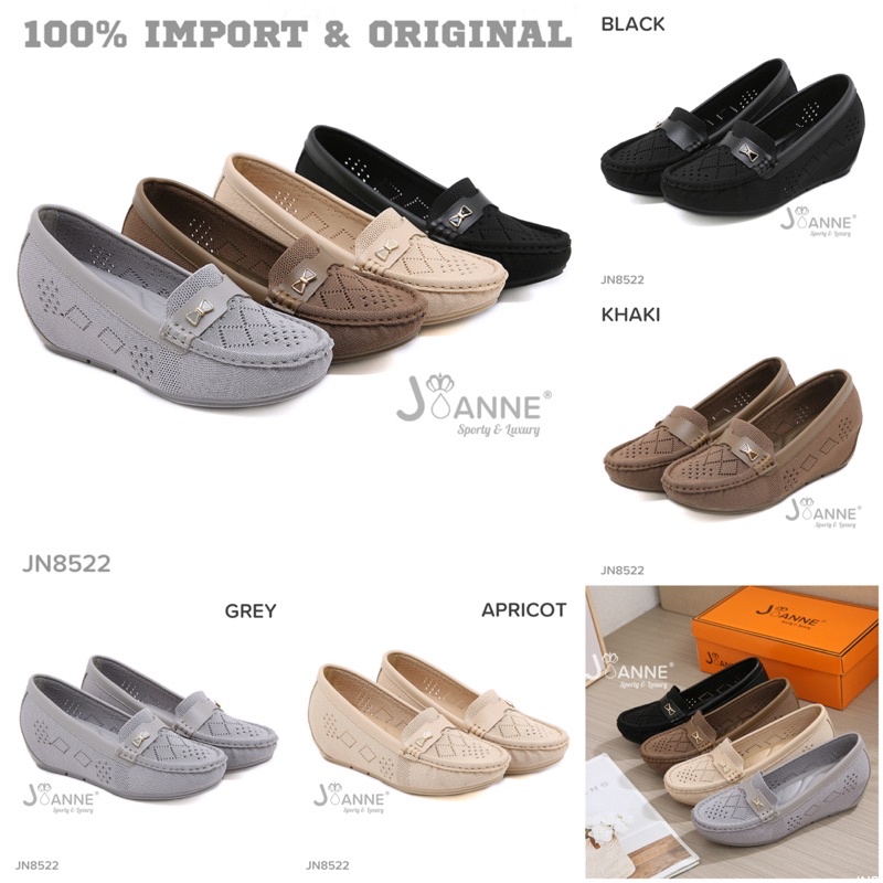 [ORIGINAL] JOANNE Wedges Shoes Sepatu Wanita #JN8522