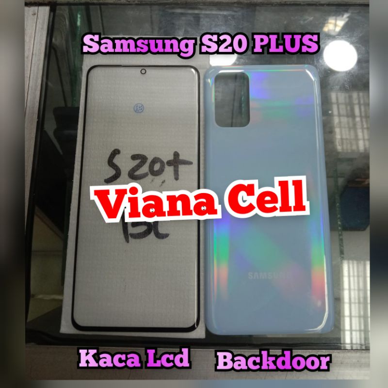 KACA LCD BACKDOOR SAMSUNG S20 PLUS ORI KACA DEPAN TUTUP BATERAI