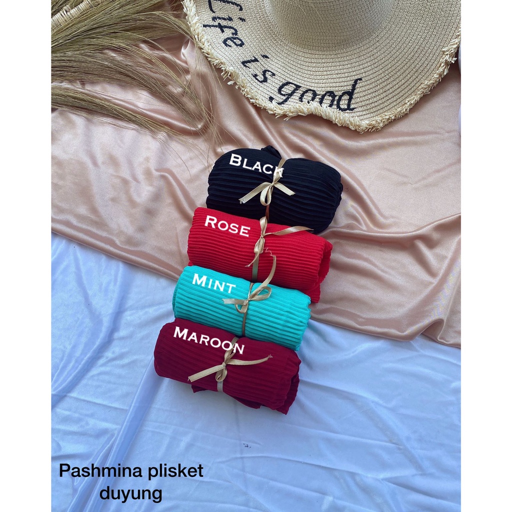 Pashmina Plisket Pashmina pleated shawl Pashmina Plisket Pashmina Diamond crep