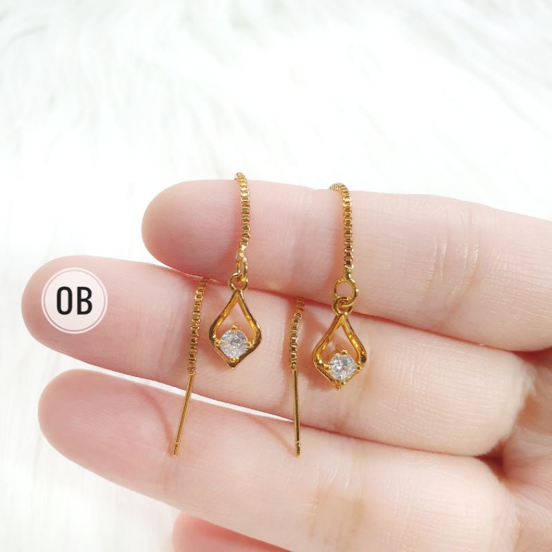 Anting Layer Xuping Gold Wanita Rodhium N29122104