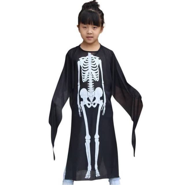 Kostum Tengkorak Anak Dewasa Murah Pesta Kostum Halloween Skull Cosplay