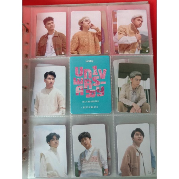 PC PHOTOCARD UN1TY OFFICIAL UN1VERSARY RESWAK RESTU WAKTU