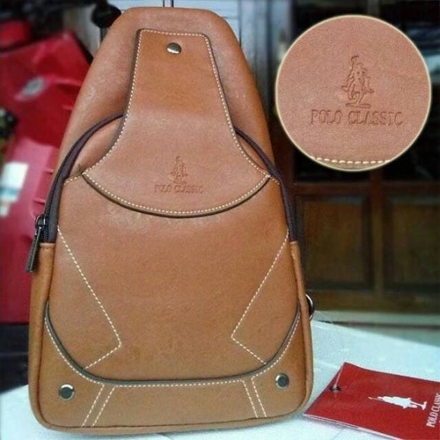 Tas Selempang pria /Shoulder Bag - Polo Classic SB89PC806 Original import