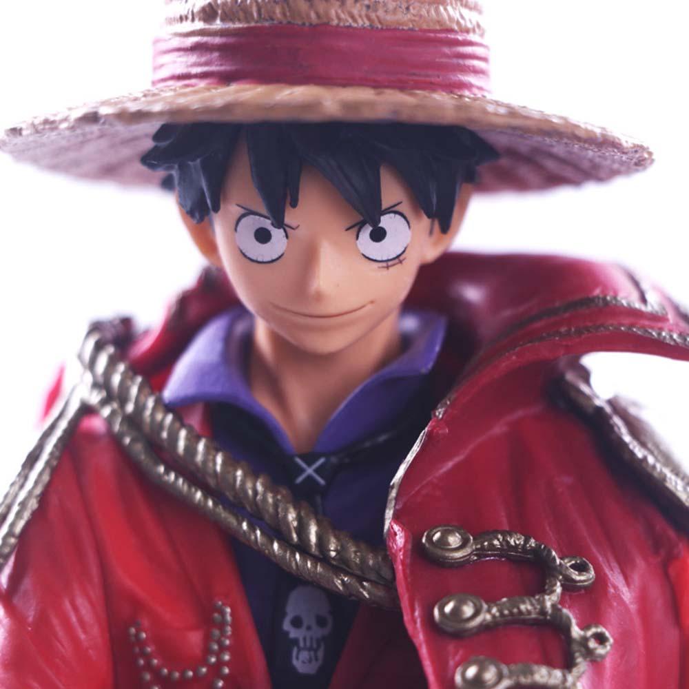 [Elegan] Luffy Figure Anime PVC The Ultimate King Dekorasi Desktop Anniversary 20th Model Anime Angka Mainan