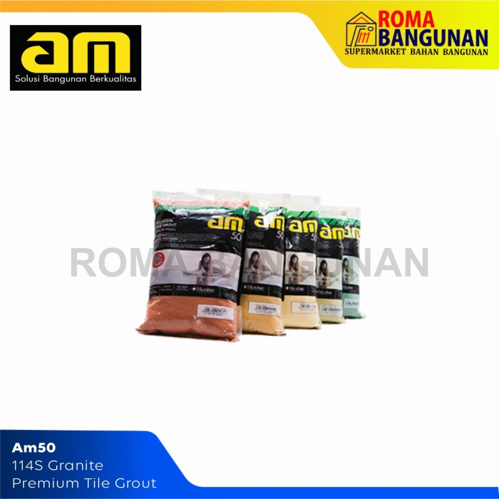 AM Pengisi Nat Granite Premium AM50 / AM 50 - Hitam