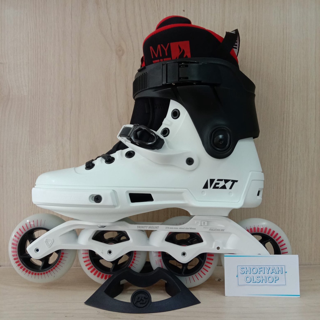 POWERSLIDE NEXT BLACK WHITE 90