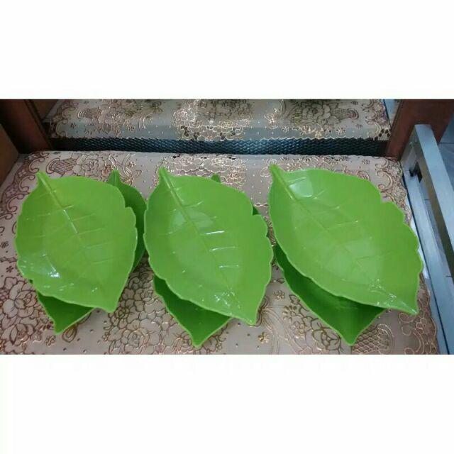 Per-6bj /piring Daun Plastik Kecil 8017