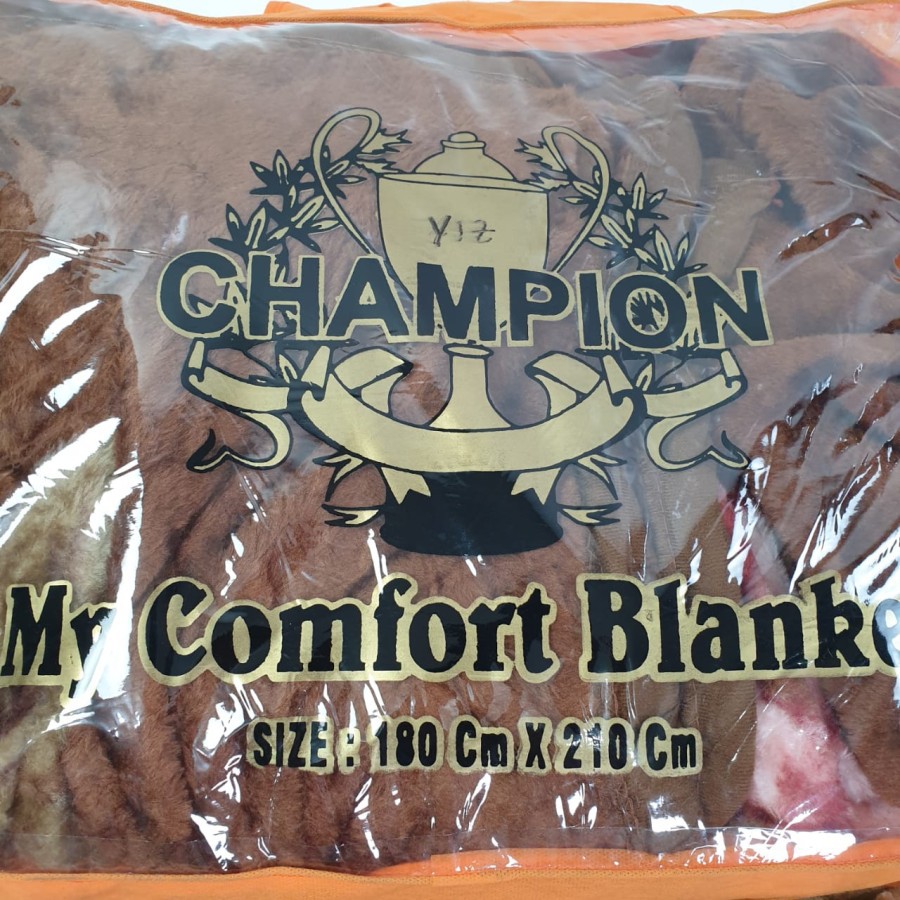 Selimut CHAMPION My Comfort Blanket Size 180x210