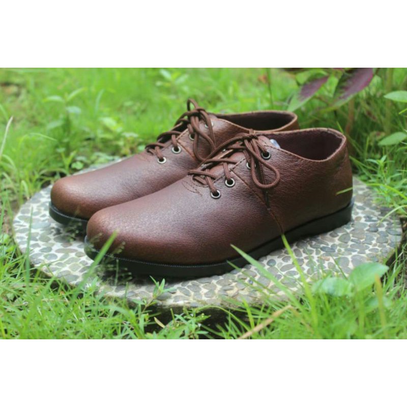 Sepatu BRODO LOW bahan KULIT Original handmade Bandung